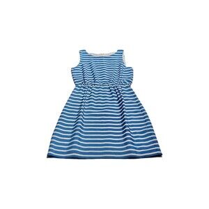 New J Crew Factory Size 0 Sundress Blue White Stripe Lined NWT Nautical Travel